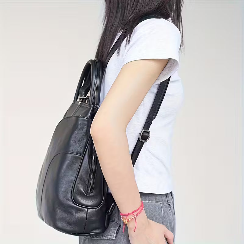 The Ivandor | Outdoor Cowhide Leather Backpack