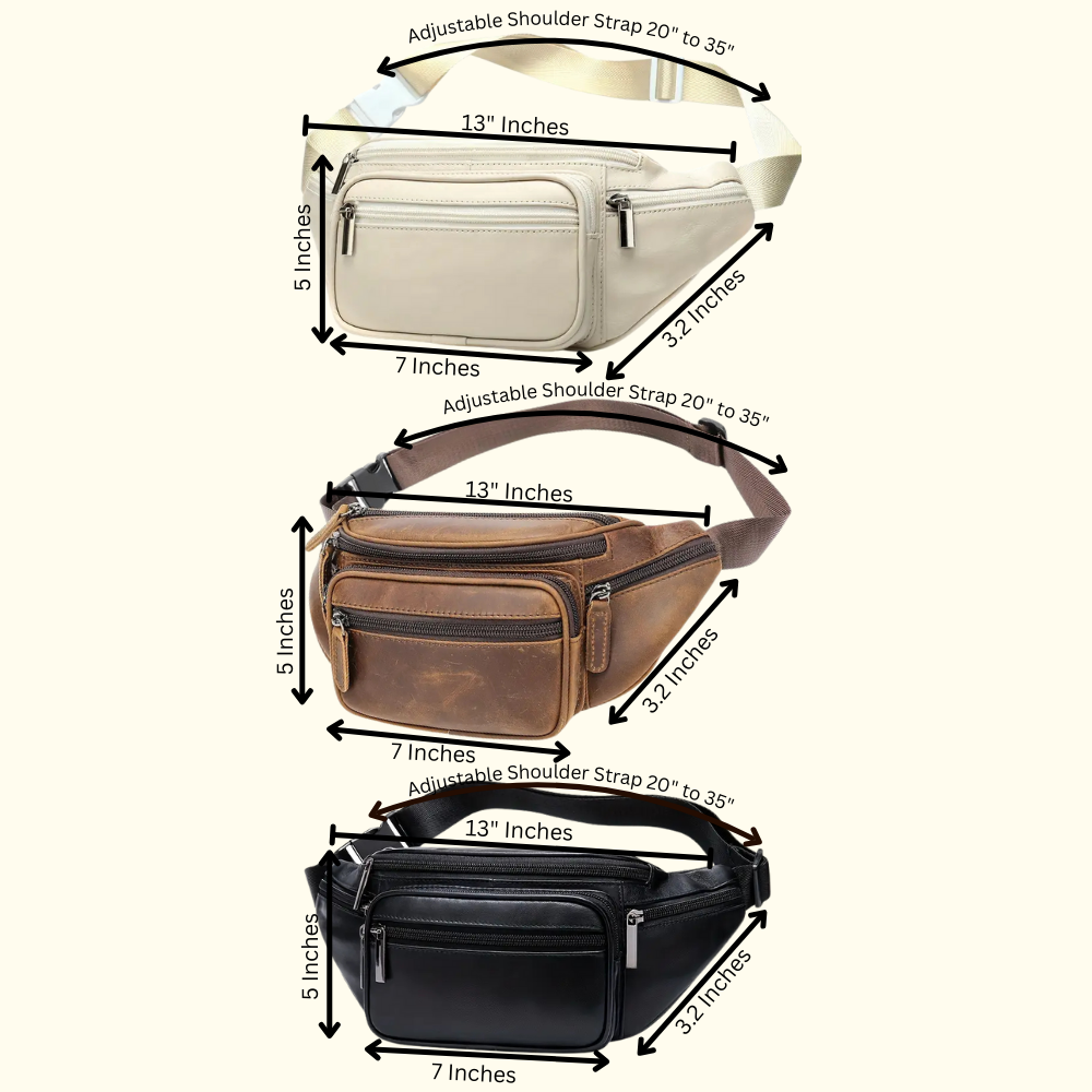 The Liorra | Refined Leather Belt Bag