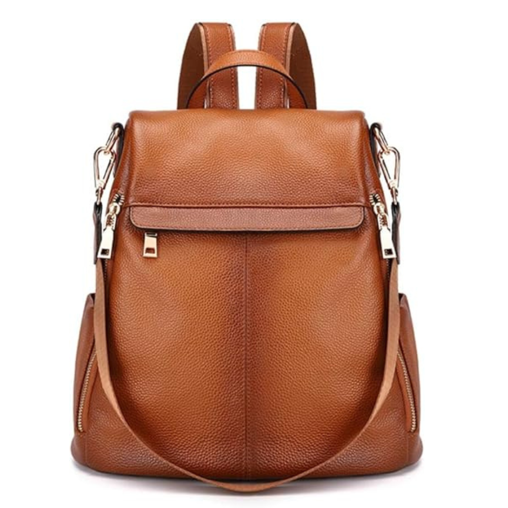 The Liora | Textured Leather Shoulder Bag