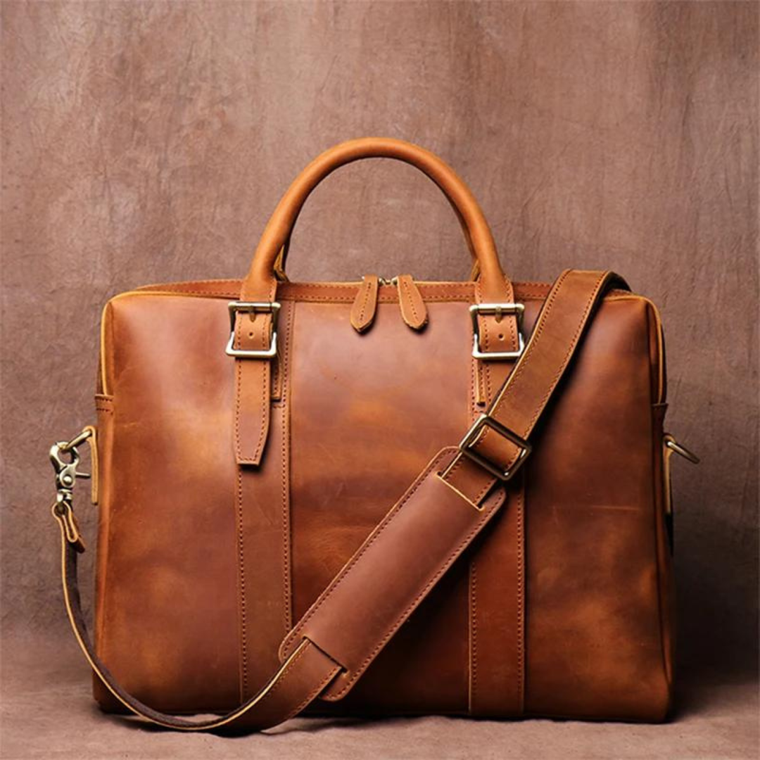 The Seralon | Signature Leather Laptop Bag
