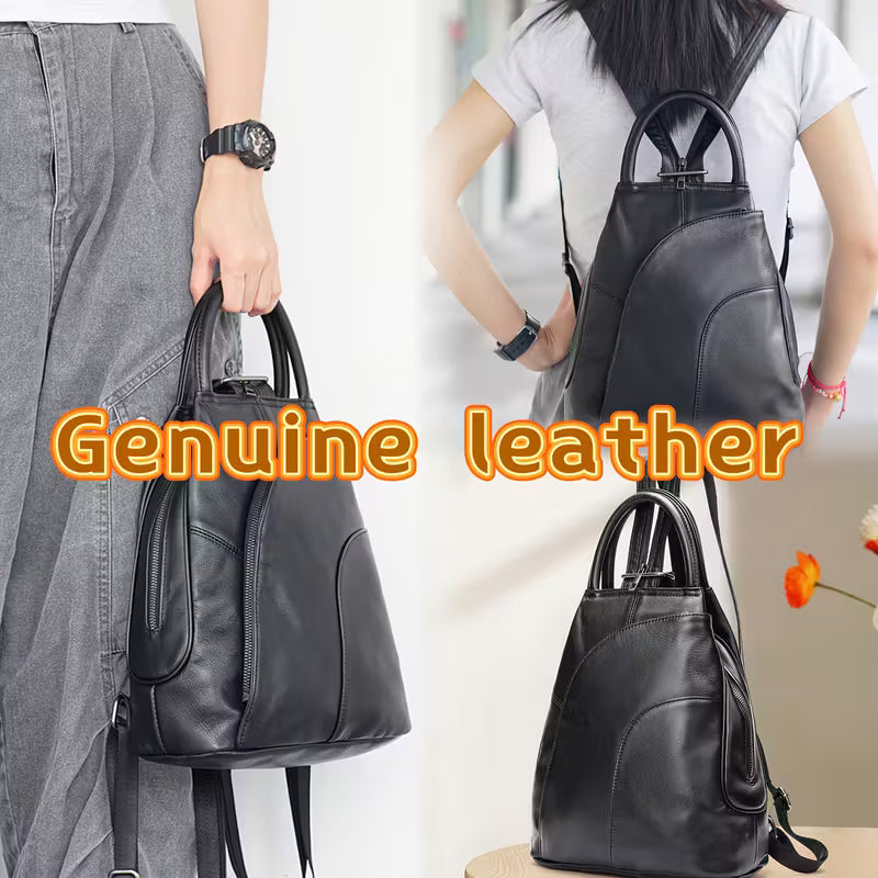 The Ivandor | Outdoor Cowhide Leather Backpack