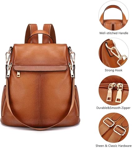 The Liora | Textured Leather Shoulder Bag