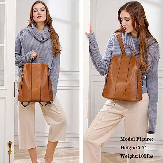 The Novira | Modern Leather Backpack