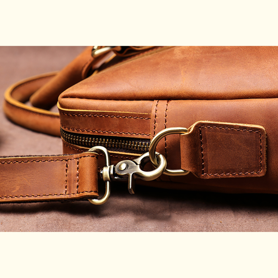 The Seralon | Signature Leather Laptop Bag