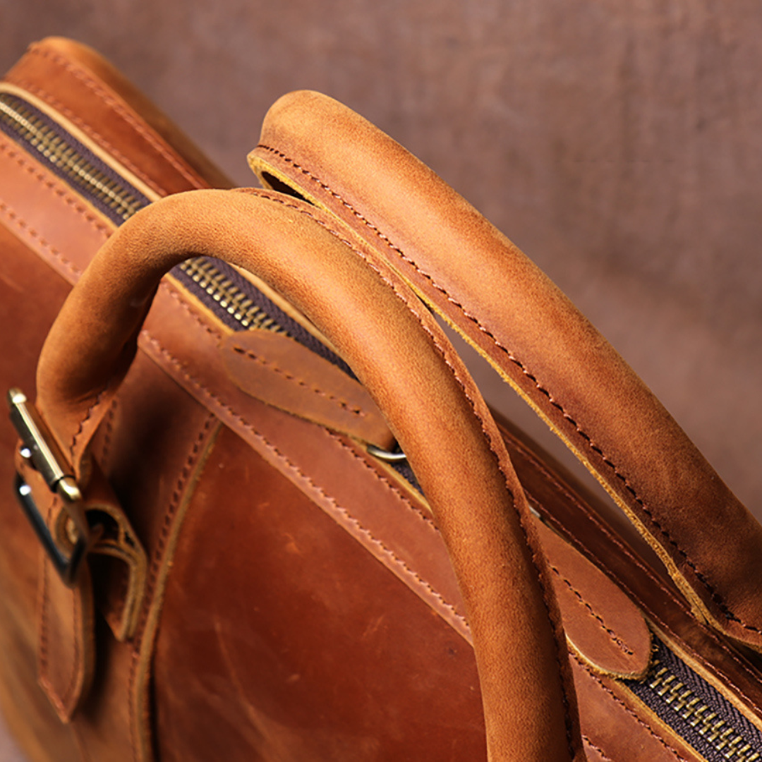 The Seralon | Signature Leather Laptop Bag