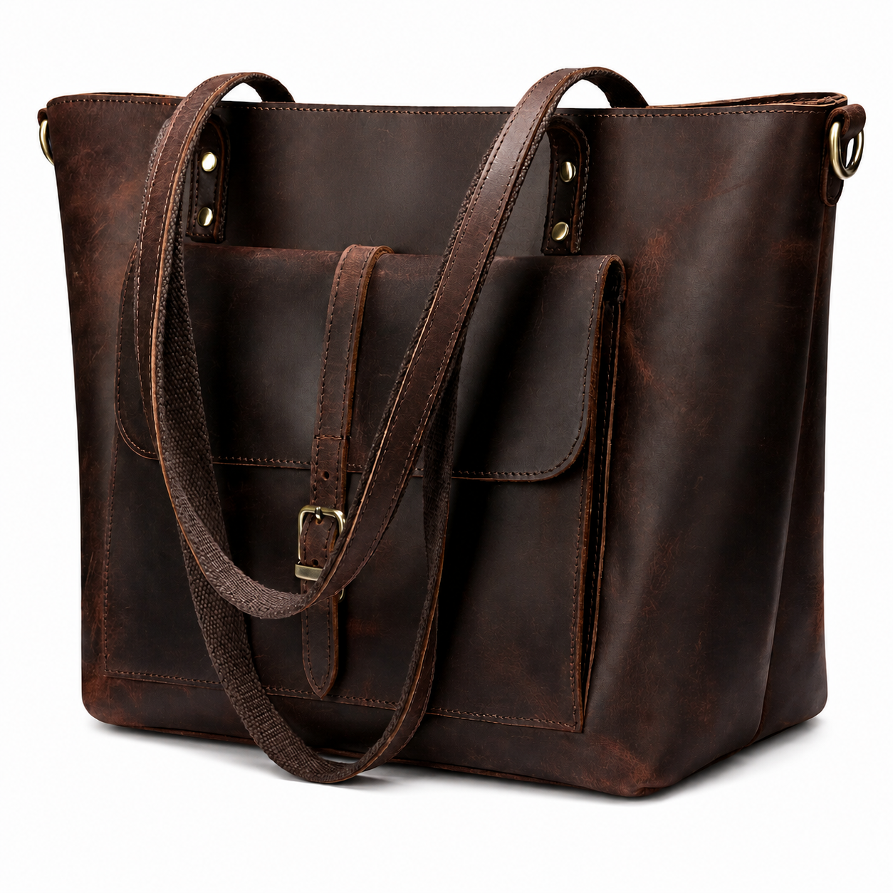 The Valeria | Classic Grain Leather Tote
