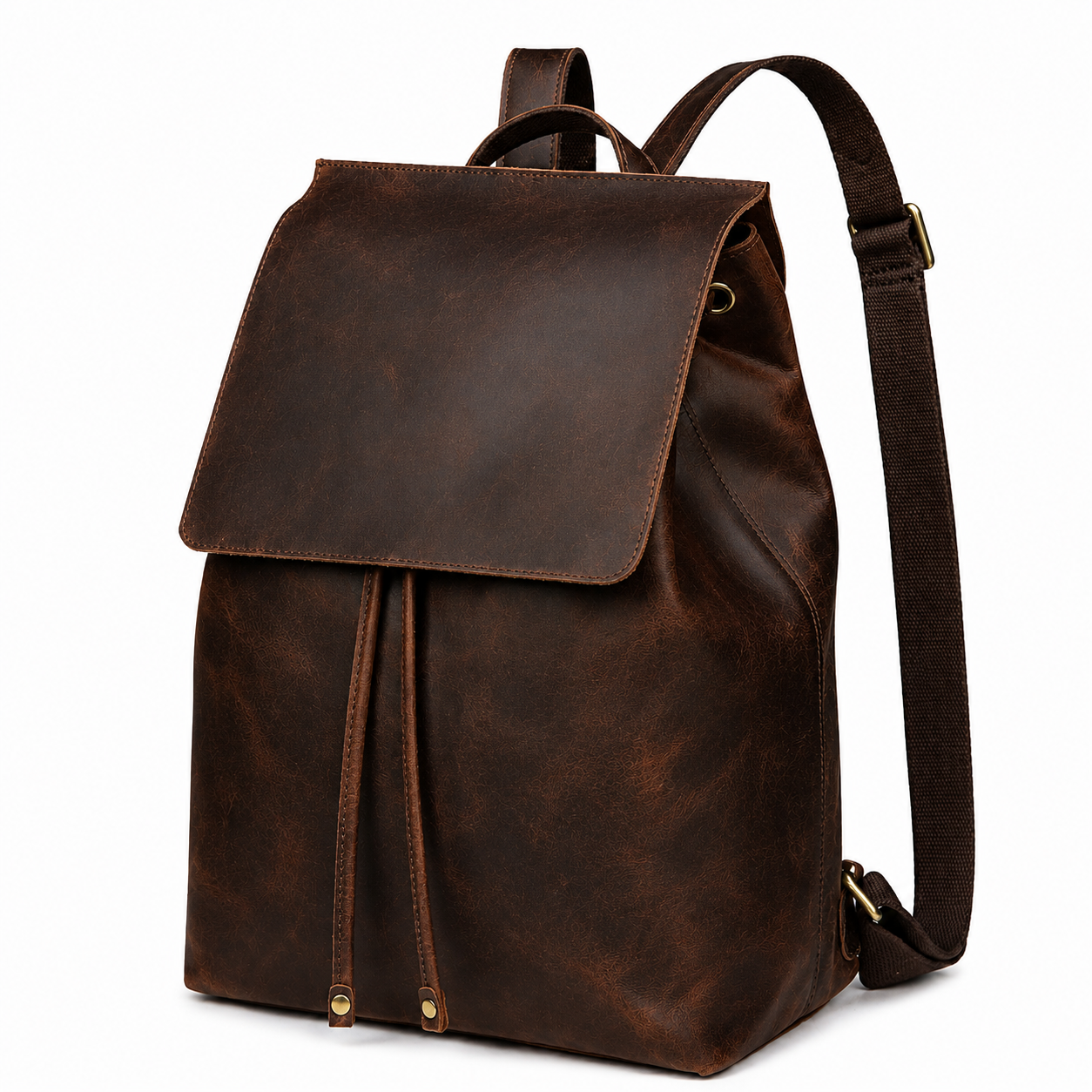 The Valmont | Buffalo Leather Backpack