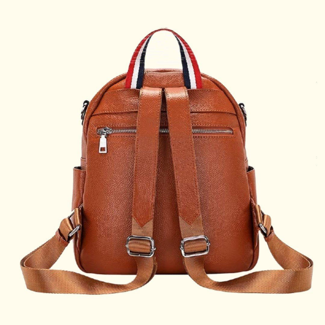 The Valenne | Refined Pebbled Leather Backpack