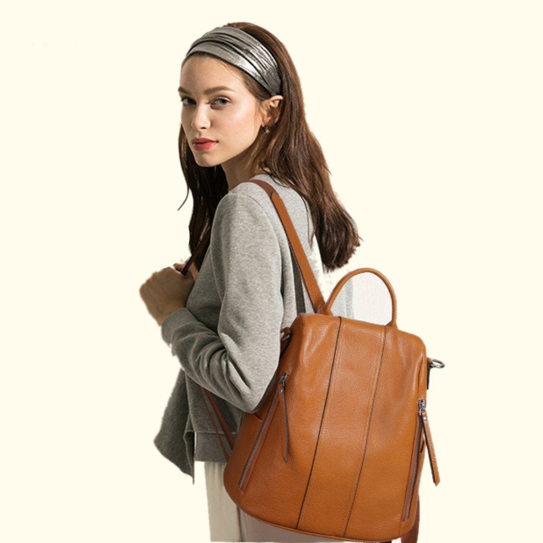 The Novira | Modern Leather Backpack