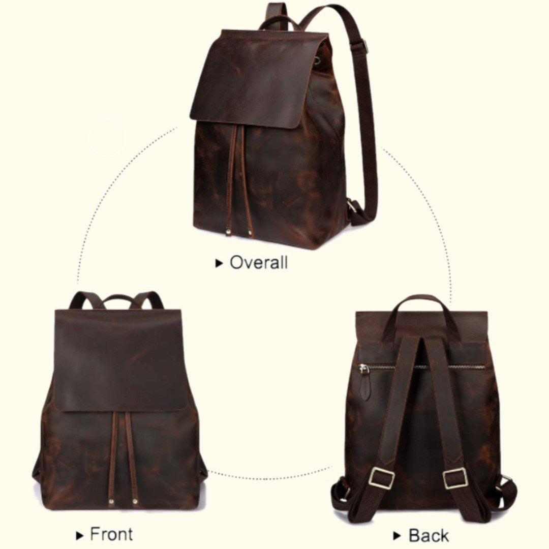 The Valmont | Buffalo Leather Backpack