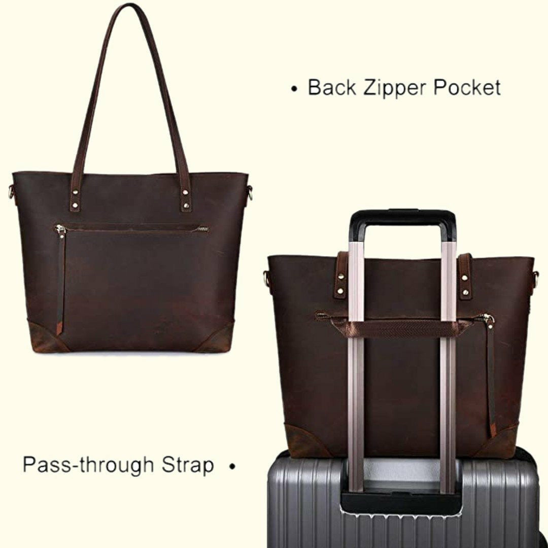 The Vivienne | Women's Leather Tote Bag
