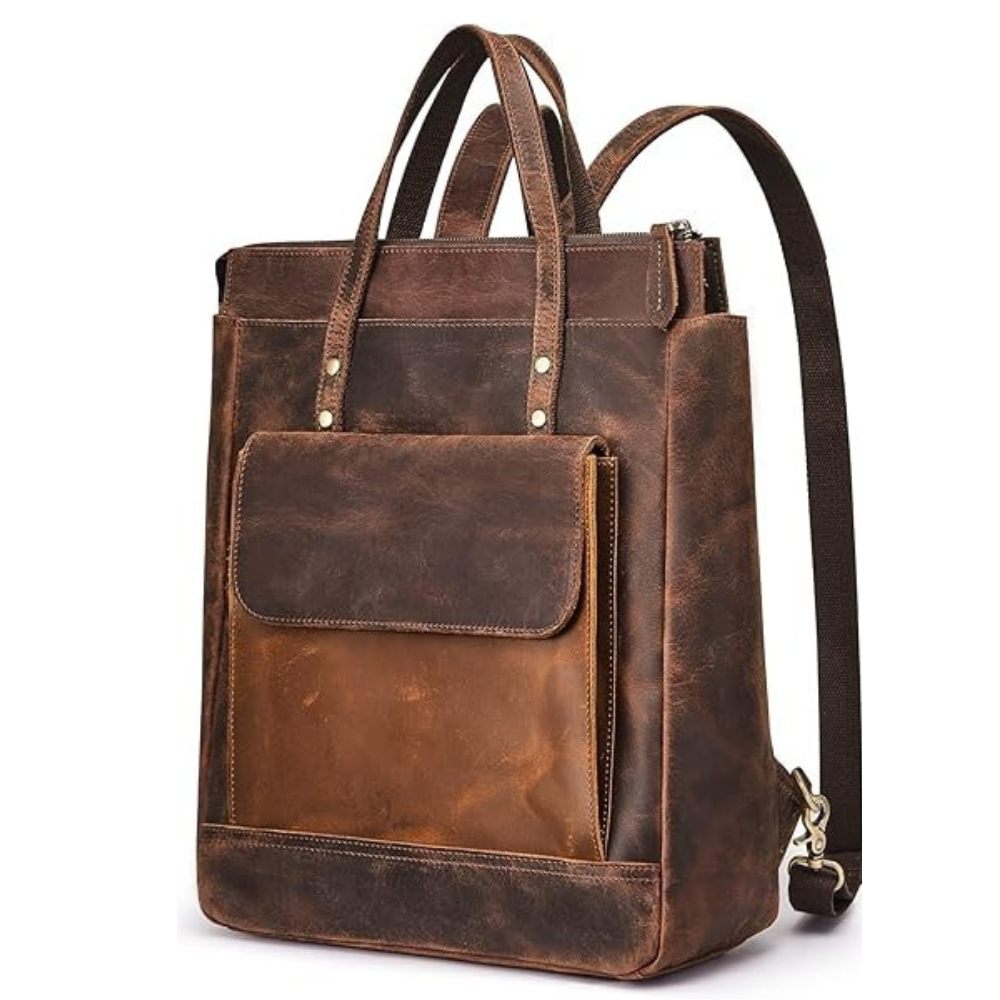 The Evander | Vintage-Inspired Leather Backpack
