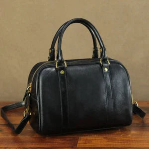 The Harperine | Premium Leather Boston Bag