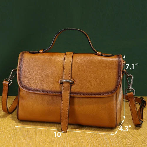The Camilla | Refined Leather Crossbody Bag